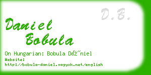 daniel bobula business card